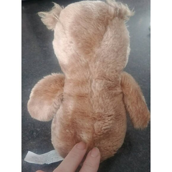 Vintage retro Owl plush from late 70's 1980's Mighty Star toys Montreal Canada - Picture 2 of 4